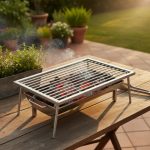 Parrillero Plegables Camping Galvanizado Inoxidable Asado