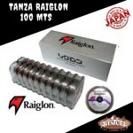 Tanza Nylon Monofilamento Raiglon 100mts 0.205mm Gris Niebla - Imagen 3