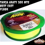 Tanza Nylon Monofilamento Araty 0.45 Mm Amarillo Fluor - Imagen 3