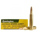 REMINGTON - BALA - CAL.25-06 REM 100 grains CORE-LOKT PSP