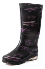 Bota Lluvia Urbana Estampada Pvc Varios Talles Impermeable - Imagen 7