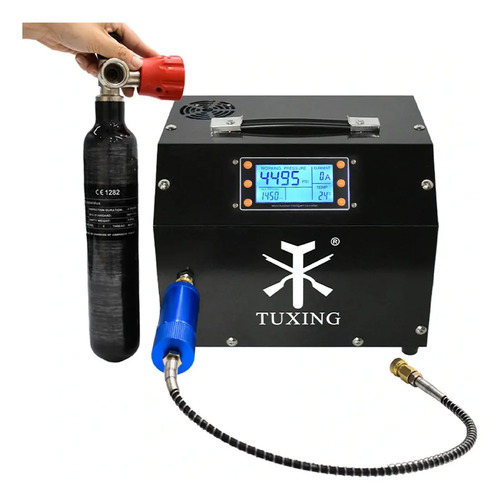 D_602186-MLU74101200163_012024-O.jpg Compresor Para Pcp Rifles Aire Comprimido 12v Y 220v Tuxing - Imagen 1