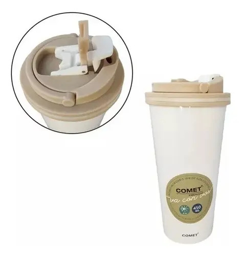 D_605141-MLU69963004119_062023-O.jpg Jarra Termica Hermetica Comet 450ml Acero Inox Cafe - Imagen 1
