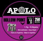 Chumbos Apolo Hollow Point 5,5 Microcalibrados 18 Grains - Imagen 2