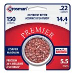 Chumbo Crosman Copper Magnum Domed 5.5mm Cobre Caza - Imagen 2