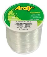 Bobina Tanza Nylon Monofilamento Araty 0.35 Mm Transparente