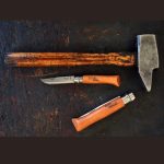 Navaja Opinel N°7 Carbono 8 Cm Mango De Haya Original - Imagen 3