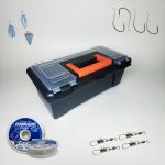 Combo Kit Caja De Pesca Ideal Principiante Niños Camping