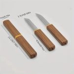 Cuchillo Espada Doble Para Camping Cocina Hoja Tanto Y Lisa - Imagen 4