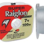 Tanza Nylon Super Raiglon 0.62 Mm Gris Claro 80 Mts