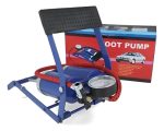 Inflador Doble Bomba De Pie Auto Moto Bici