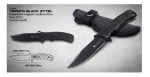 Cuchillo Trento Comando Black Zytel Tactico Negro - Imagen 3