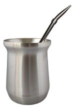 Mate Termico Acero Comet Tipo Stanley 160ml Mas Bombilla