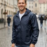 Campera Unisex De Lluvia Impermeable Con Capucha Nylon Pvc