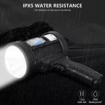Foco Recargable Led Luz Panel Solar Linterna Caza - Imagen 7