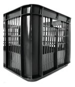 Canasto Negro Plastico Cosechero 50x33x28 Cm - Imagen 3