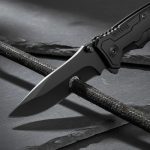 Navaja Tactica Militar Dentada Corta Soga Supervivencia - Imagen 10