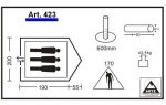 Carpa Canadiense Arye 3/4 Personas Con Sobretecho Camping - Imagen 2