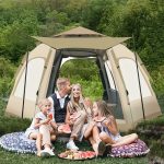 Carpa Autoarmable Explorer 4 Personas Impermeable Hexagonal - Imagen 5
