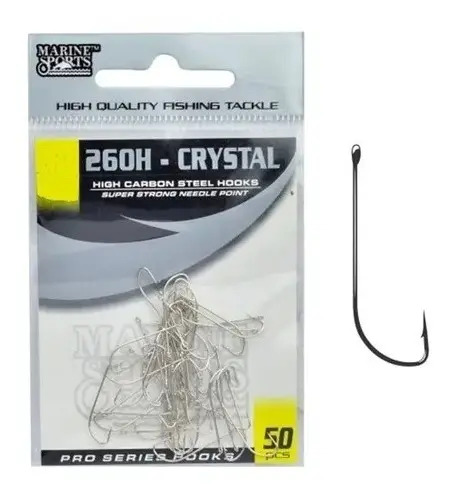 D_746717-MLU50513325196_062022-O.jpg Anzuelo Crystal 260h Río Playa Pejerrey N°10 Pesca Nickel - Imagen 1