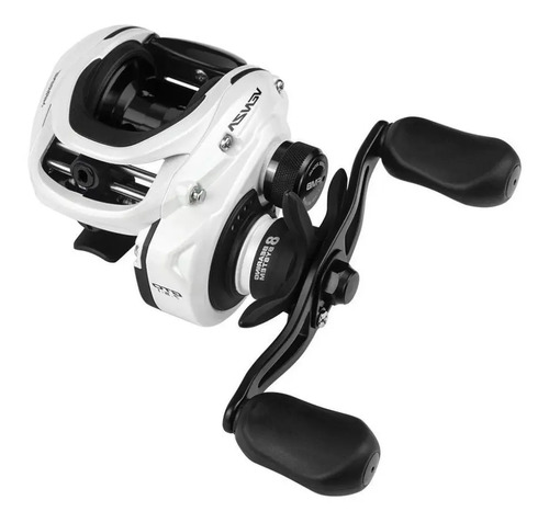 D_758176-MLB47434498847_092021-O.jpg Reel Baitcasting Marine Venza Gto 8000 De Perfil Bajo Con 8 Rulemanes Blanco Izquierdo - Imagen 1