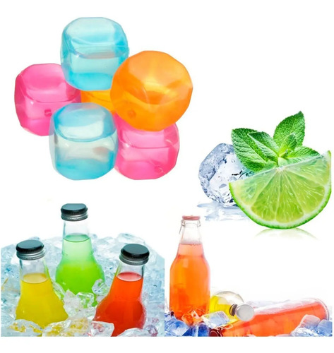 D_771651-MLU31242776082_062019-O.jpg 24 Cubos De Hielo Re Utilizables - Imagen 1