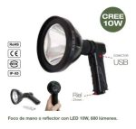 Foco De Mano Recargable 10w Tipo Mulita Caza, Pesca. - Imagen 3