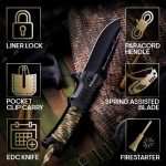 Navaja Multiuso Táctica Salvaje Plegable Cuchillo Superviven - Imagen 2