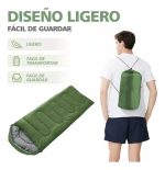 Sobre De Dormir Termico Camping Trekking Viaje Ajustable - Imagen 9