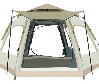 Carpa Autoarmable Explorer 4 Personas Impermeable Hexagonal