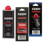 Combo Fluido Zippo Piedras Mecha Para Encendedor Original