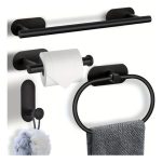 Set De Accesorios Para Baño Autoadhesivo