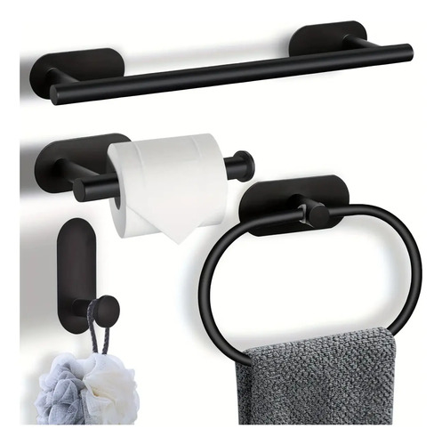 D_804182-MLU90279415224_082025-O.jpg Set De Accesorios Para Baño Autoadhesivo - Imagen 1