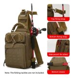 Mochila Bandolera De Pesca O Bolso Táctico Camping Multiusos - Imagen 6