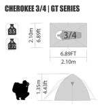 Carpa Ntk Cherokee Gt 5-6 Personas 6,9kg 3,00 X 3,00 X 1,75m - Imagen 7