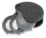 Lupa Plegable 5x 10x 15x Tri-view Tv-15 Plegable 3 Aumentos - Imagen 2
