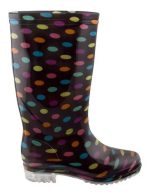 Bota Lluvia Urbana Estampada Pvc Varios Talles Impermeable - Imagen 5