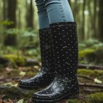 Bota Lluvia Urbana Estampada Pvc Varios Talles Impermeable