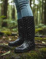 Bota Lluvia Urbana Estampada Pvc Varios Talles Impermeable