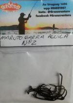 Anzuelo Maruto Garra De Aguila N°2 X 10 Uni Bronce Pesca - Imagen 2