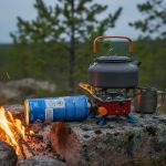 Kit Anafe Plegable + Botella Butano + Caldera Cocina Camping - Imagen 2