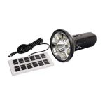 Linterna Led Con Panel Solar Para Carga Camping Viaje Hogar