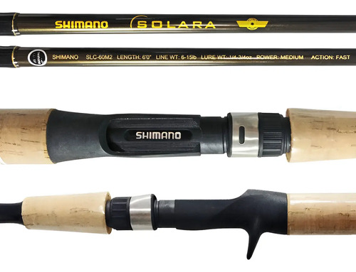D_881354-MLU94988819041_102025-O.jpg Shimano - Caña De Spinning - Solara 2 Tramos 1.98 Mts 15-30 - Imagen 1