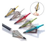 2 Flechas De Ballesta Aluminio Con Punta De Caza Bisturi - Imagen 3