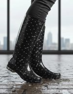Bota Lluvia Urbana Estampada Pvc Varios Talles Impermeable - Imagen 4
