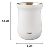 Mate Chico Con Doble Pared En Acero Inoxidable 160ml Comet Liso - Imagen 3
