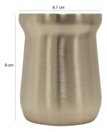 Mate Chico Con Doble Pared En Acero Inoxidable 160ml Comet Liso - Imagen 6