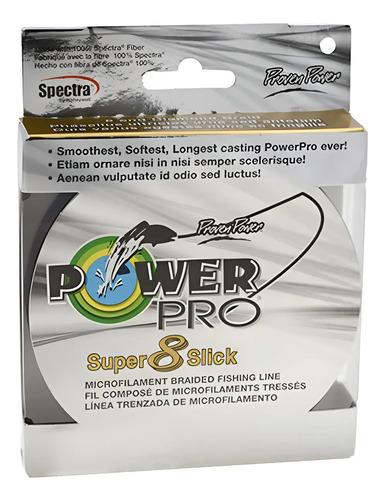 D_941201-MLU94087229567_102025-O.jpg Multifilamento Powerpro Super Slick 15lb 150y Gran Aventura - Imagen 1