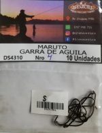 Anzuelo Maruto Garra De Aguila N°4 X 10 Uni Bronce Pesca - Imagen 2