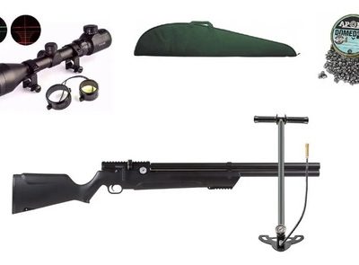Rifle Leviathan Pcp 5.5 + Inflador + Chumbos + Mira + Funda